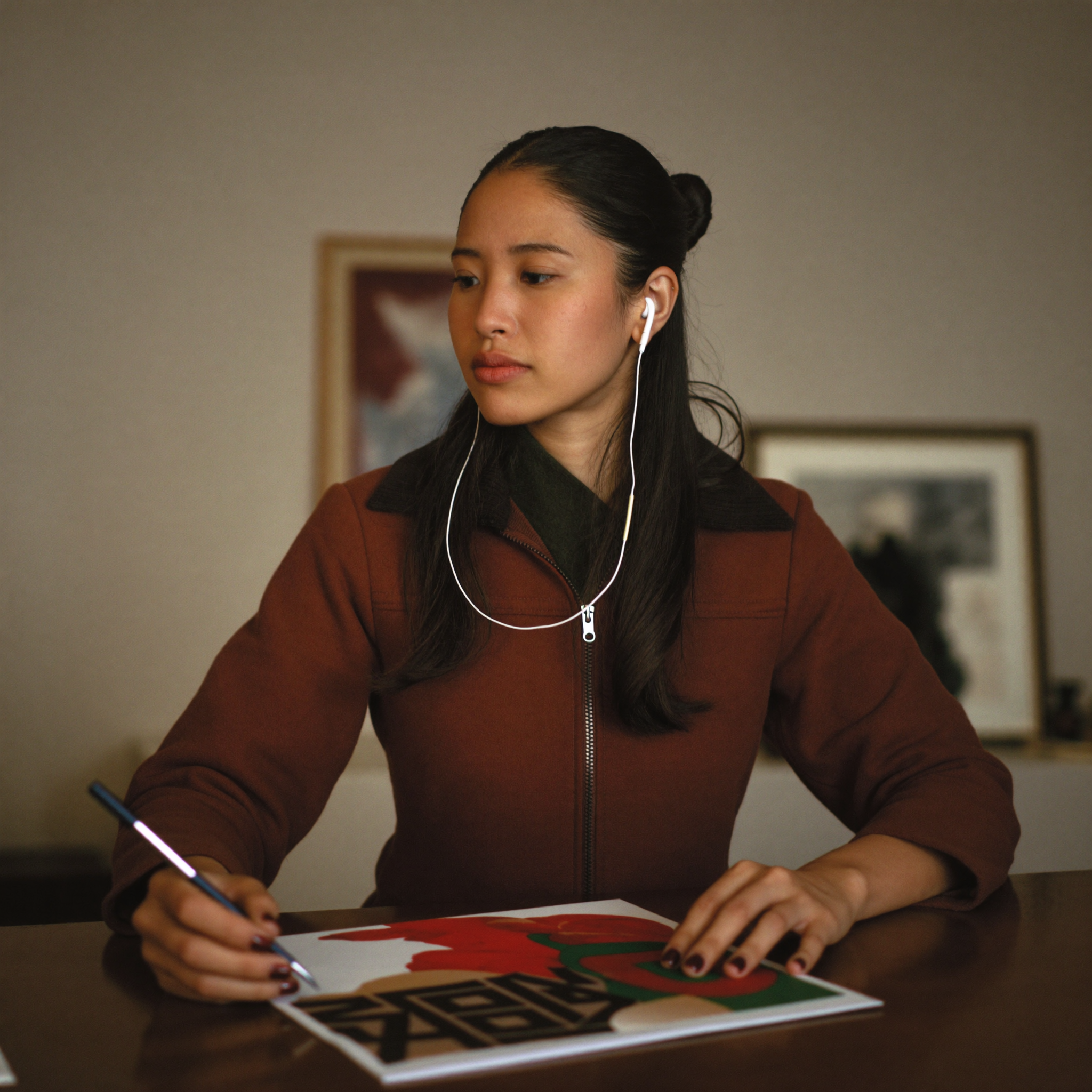Portrait of Rigzin Choedon, Tibetan calligrapher