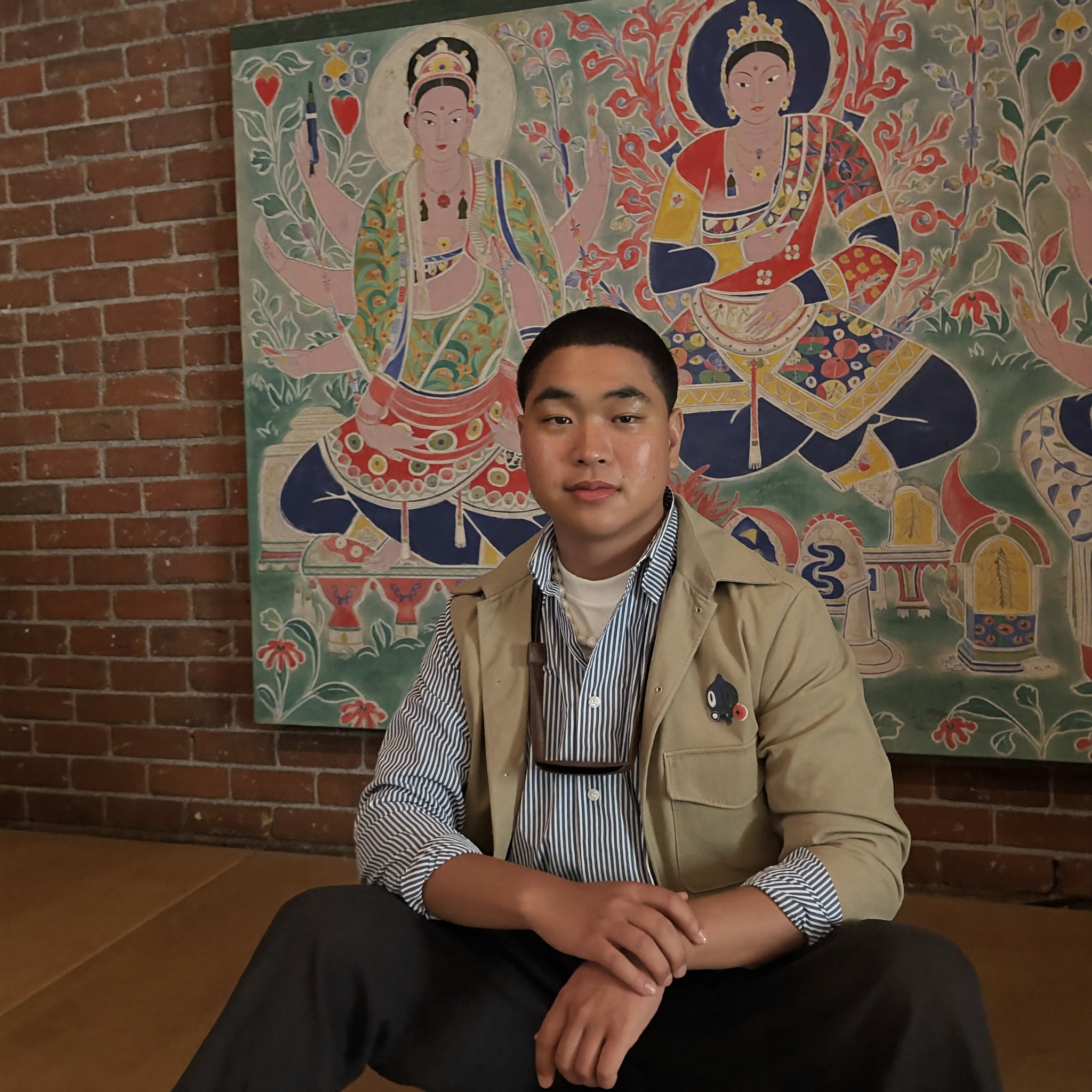 Portrait of Dr. Karma Phuntsok, Tibetan art historian